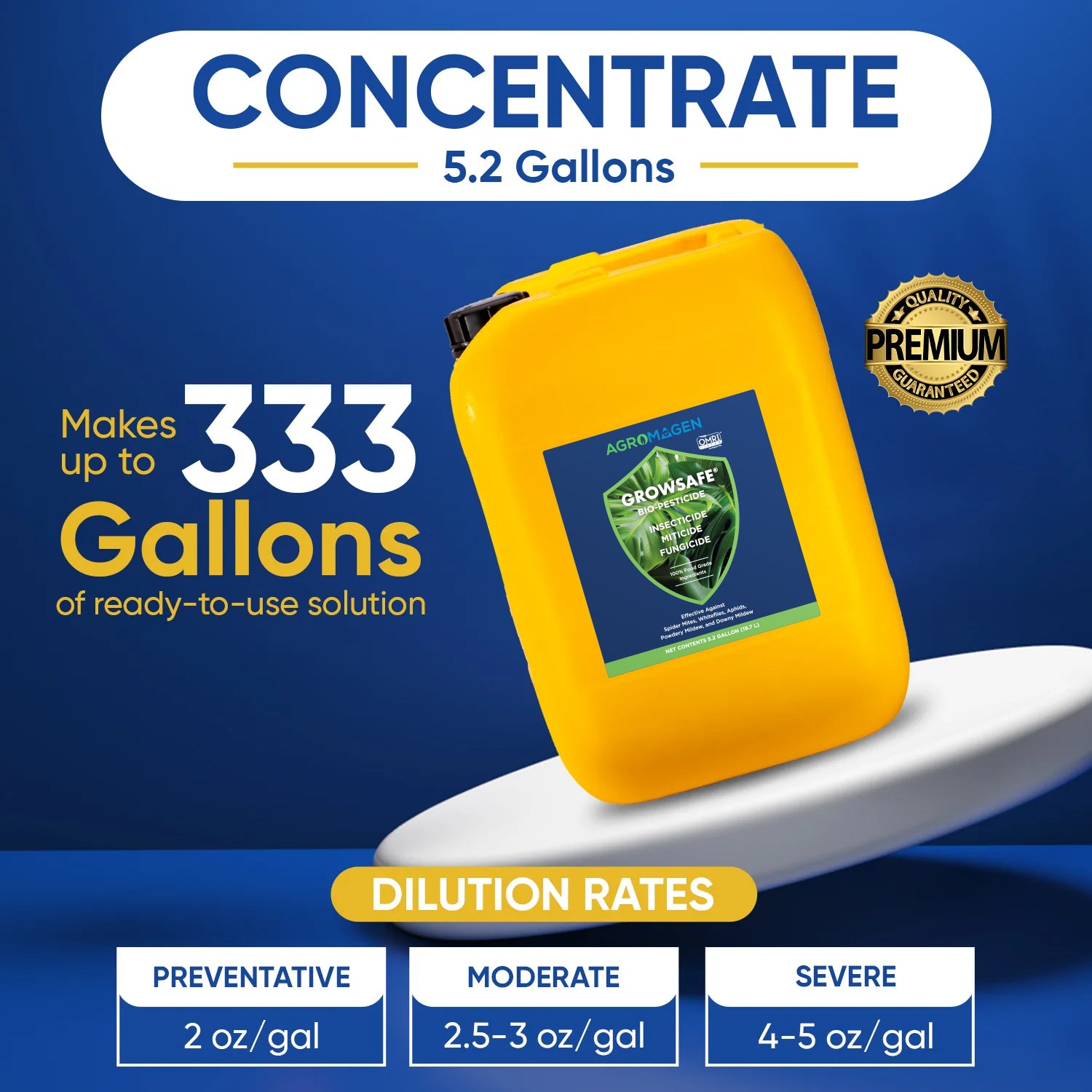 GrowSafe Bio-Pesticide 5.2 Gal